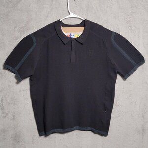 PXG Polo Shirt Mens 2XL Black Golf Knit Performance Reflective ML23ATP1-06NJC